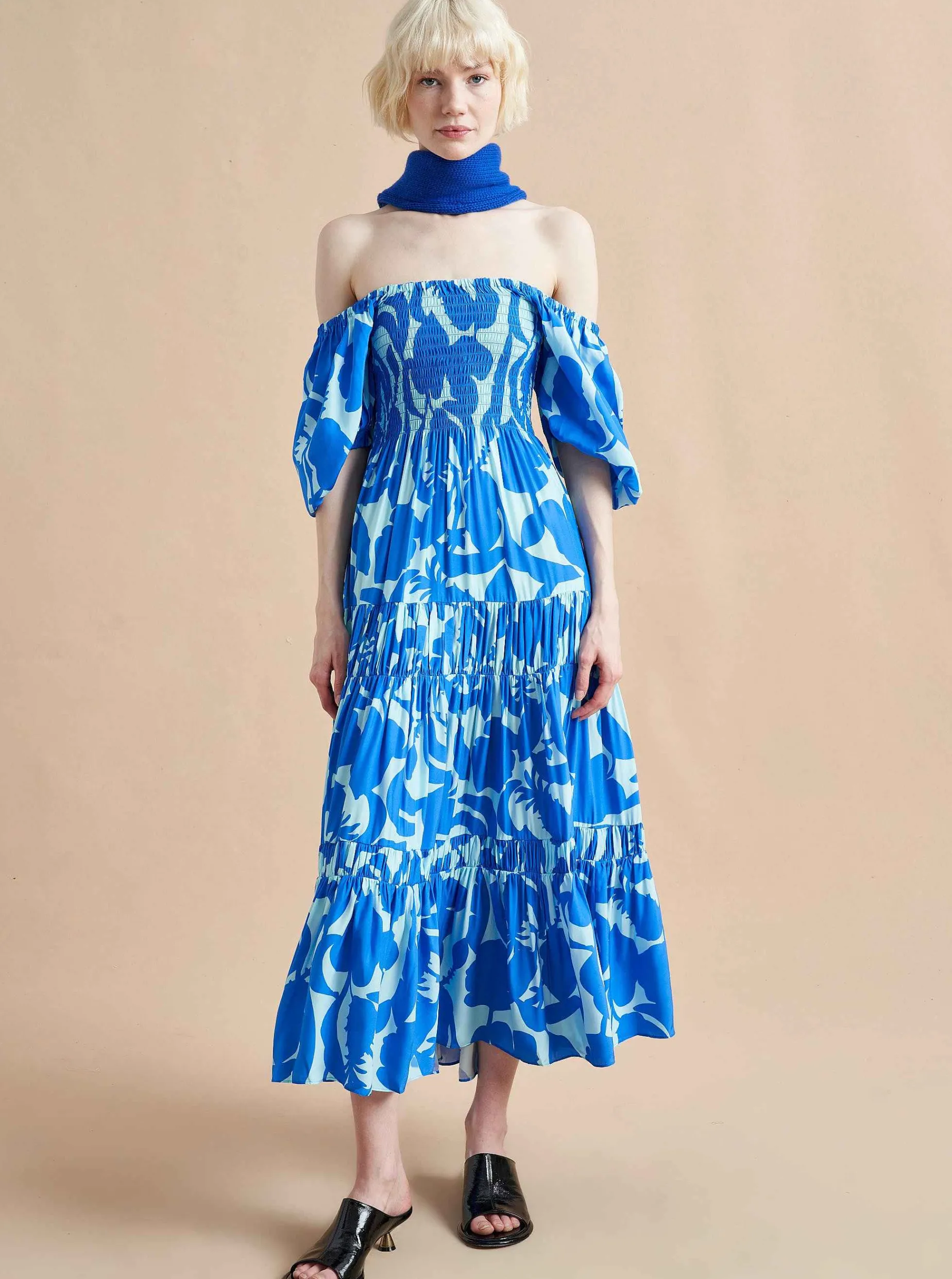 La Ligne Pyper Dress Pale Blue Store