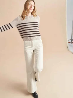 La Ligne Reece Trouser Ivory Flash Sale