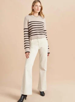 La Ligne Reece Trouser Ivory Flash Sale