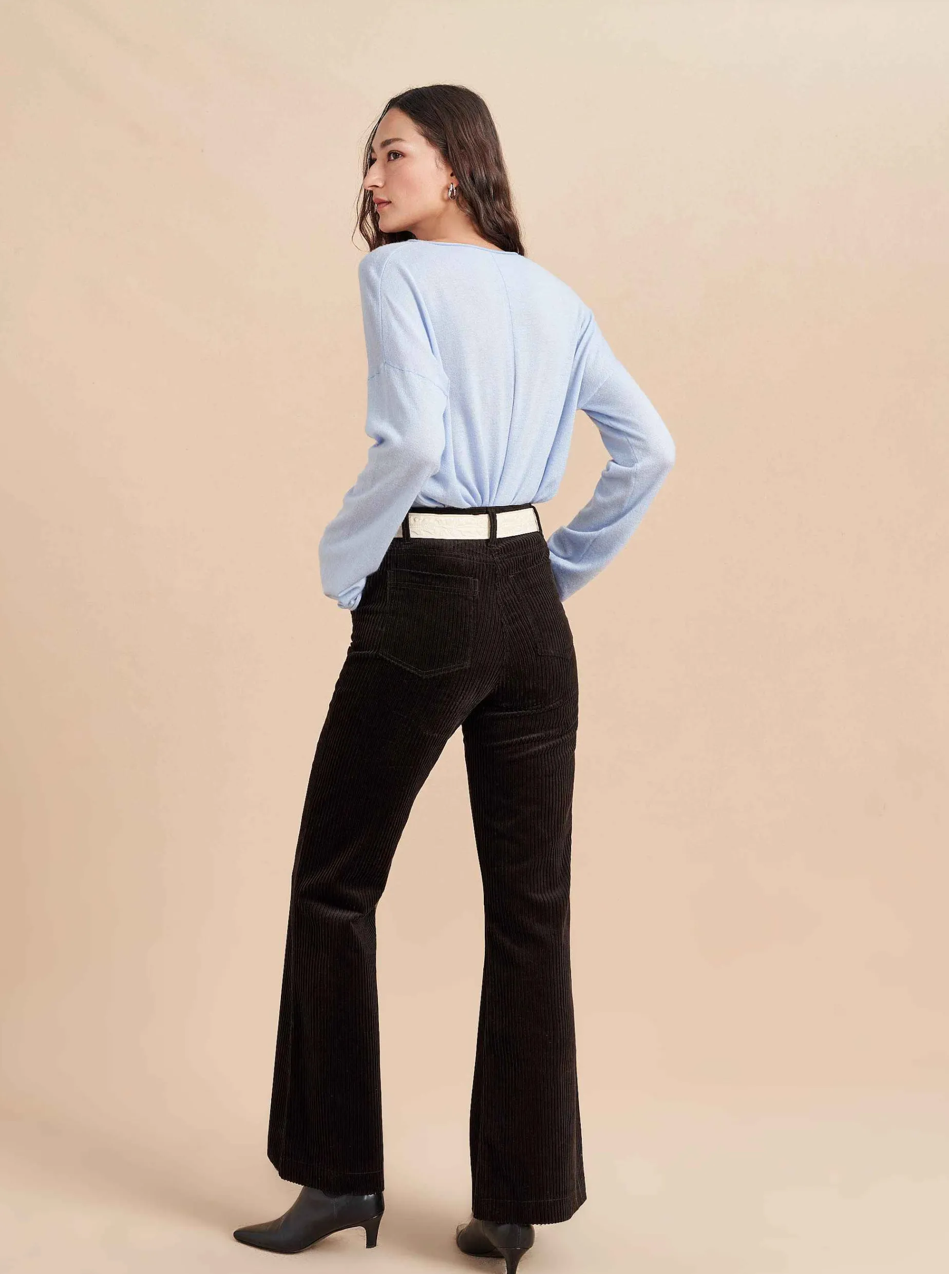 La Ligne Reece Trouser Chocolate Online