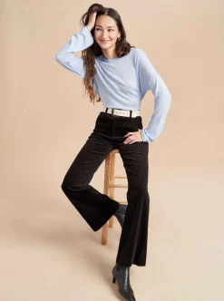 La Ligne Reece Trouser Chocolate Online