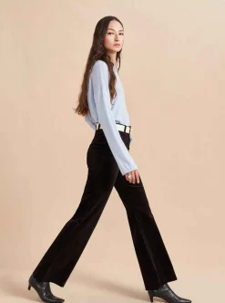 La Ligne Reece Trouser Chocolate Online