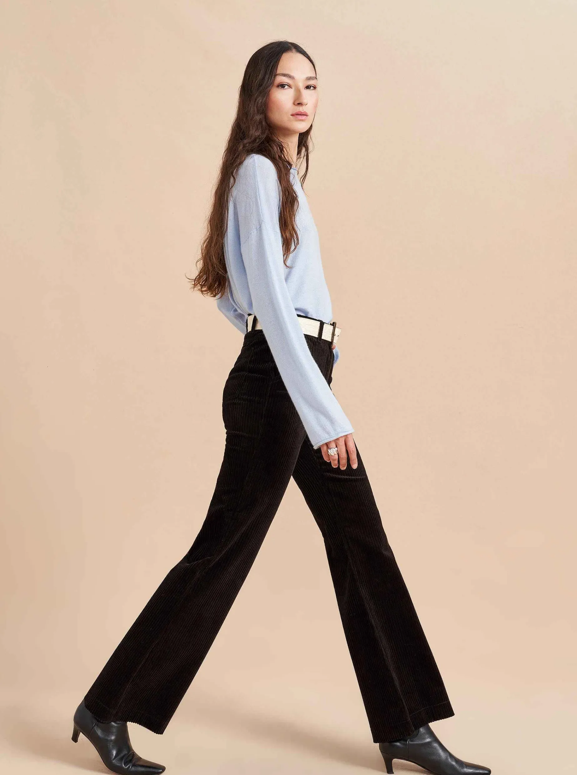 La Ligne Reece Trouser Chocolate Online