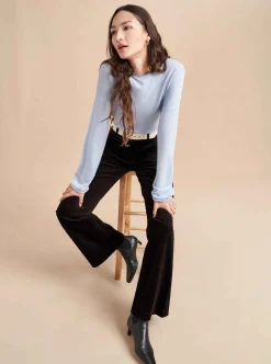 La Ligne Reece Trouser Chocolate Online
