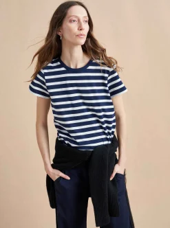 La Ligne Rickie Tee Navy/White Discount