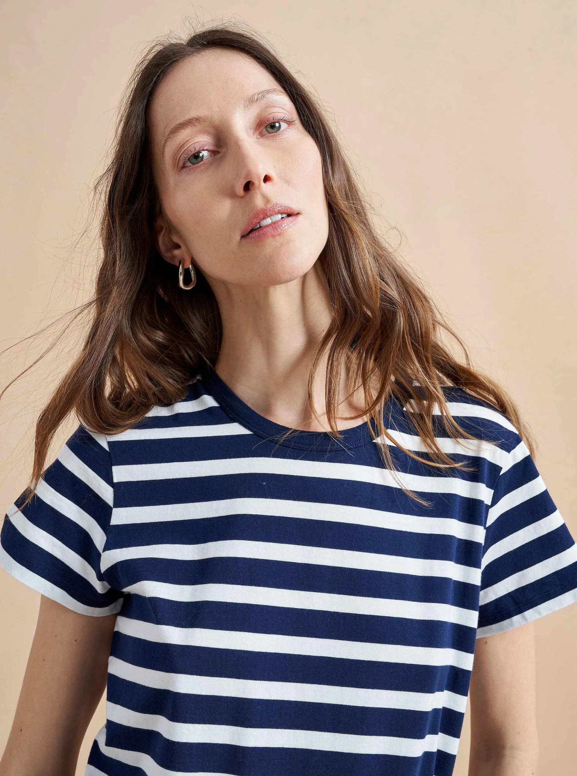 La Ligne Rickie Tee Navy/White Discount