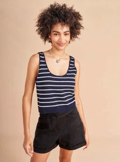 La Ligne Sailor Tank Navy/Cream Online