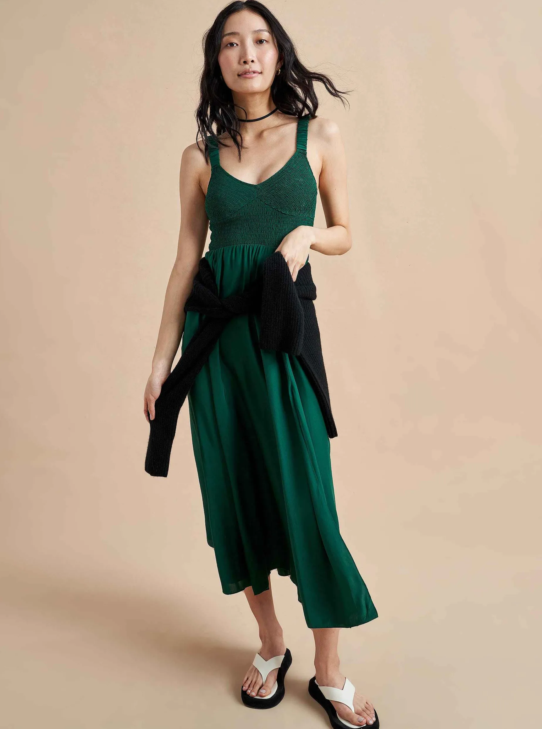 La Ligne Sarah Dress Green Cheap