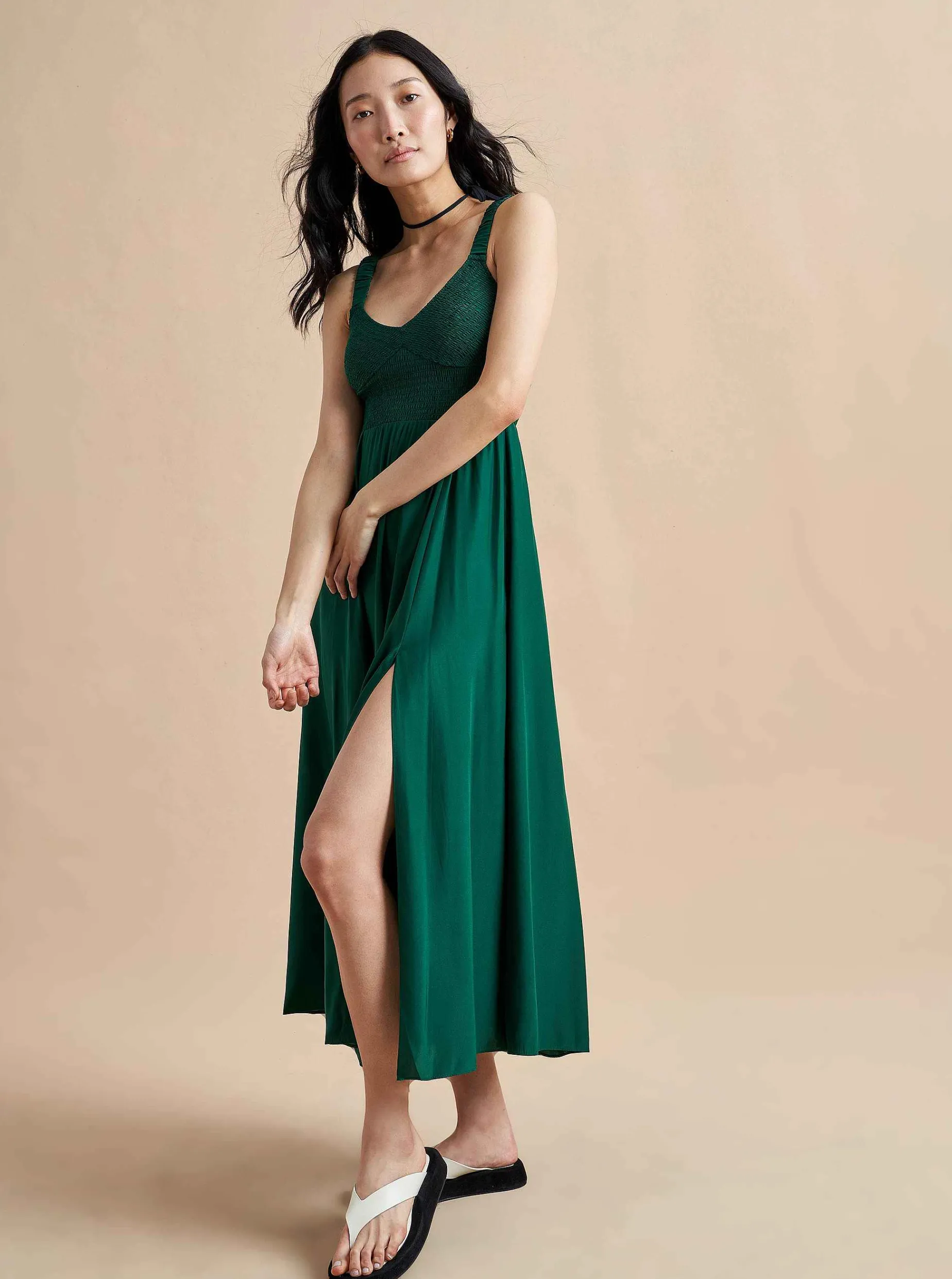 La Ligne Sarah Dress Green Cheap