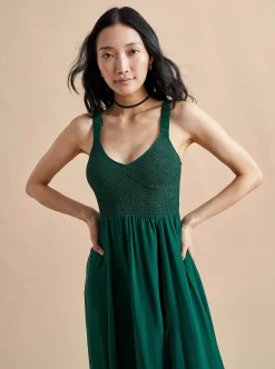 La Ligne Sarah Dress Green Cheap