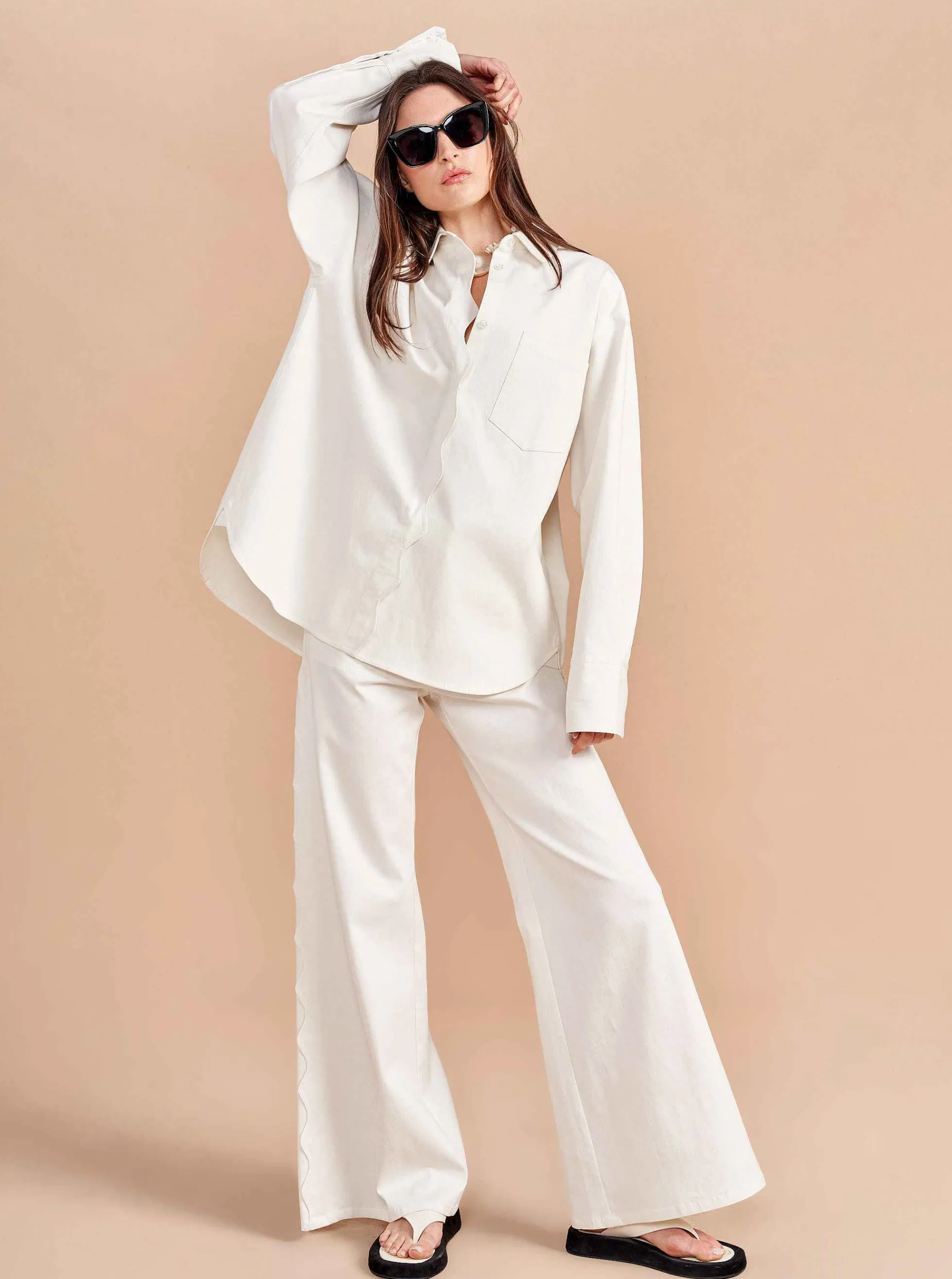 La Ligne Scallop Val Shirt Outlet