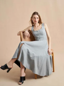 La Ligne Selby Dress Grey Hot