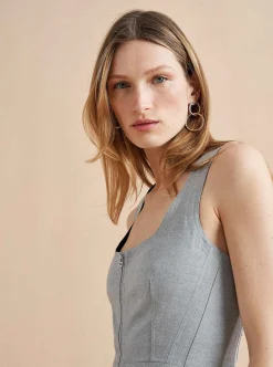 La Ligne Selby Dress Grey Hot
