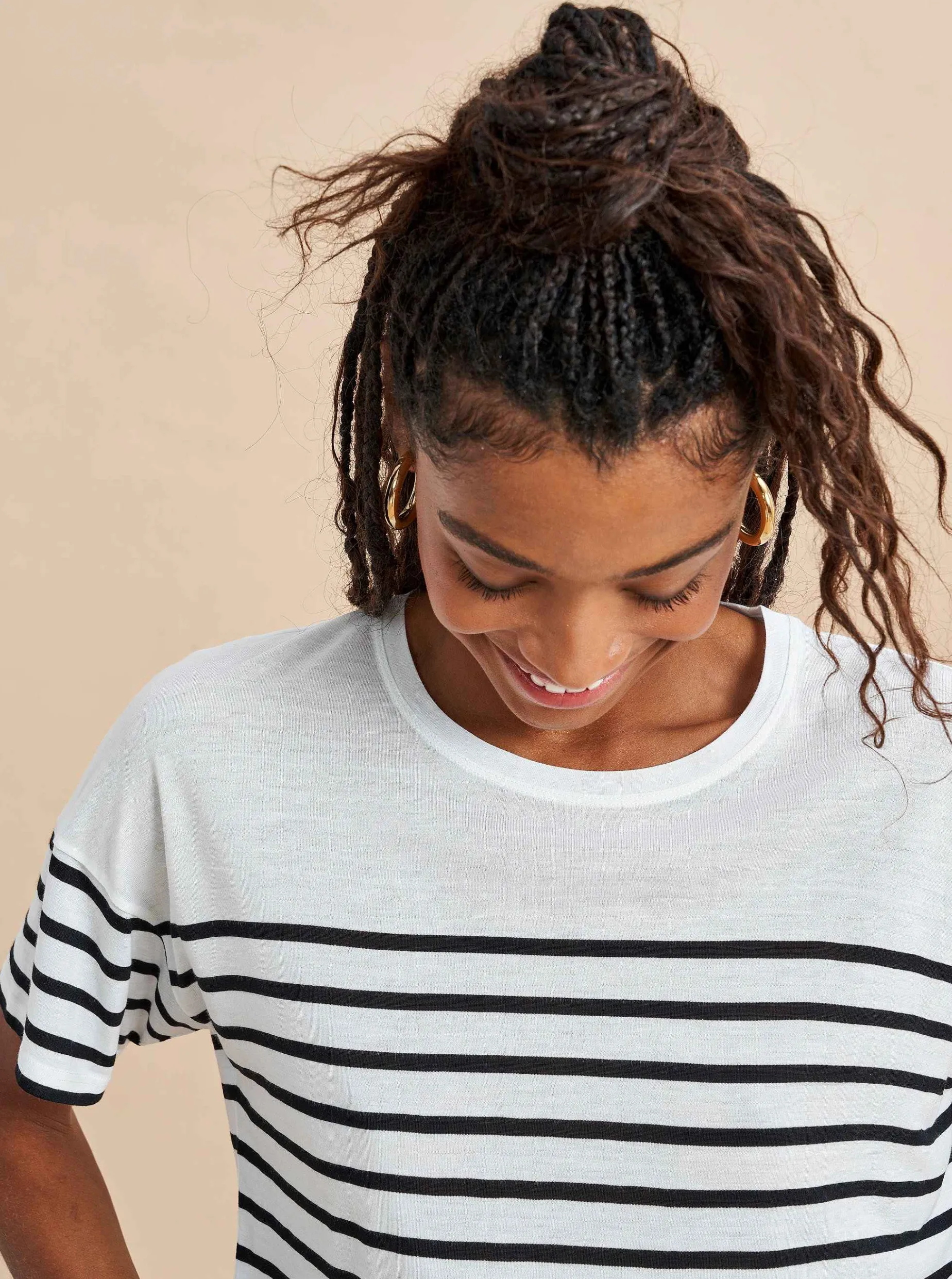 La Ligne Short Sleeve Teddy Tee Best