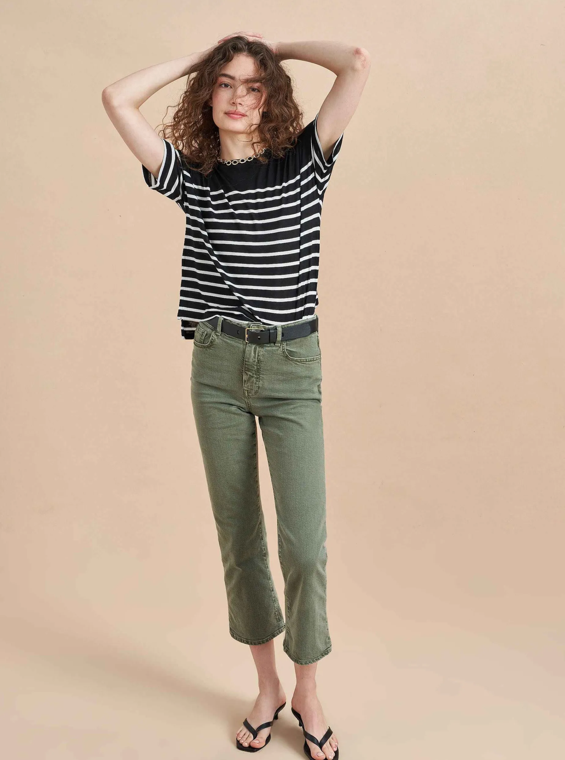 La Ligne Short Sleeve Teddy Tee Fashion