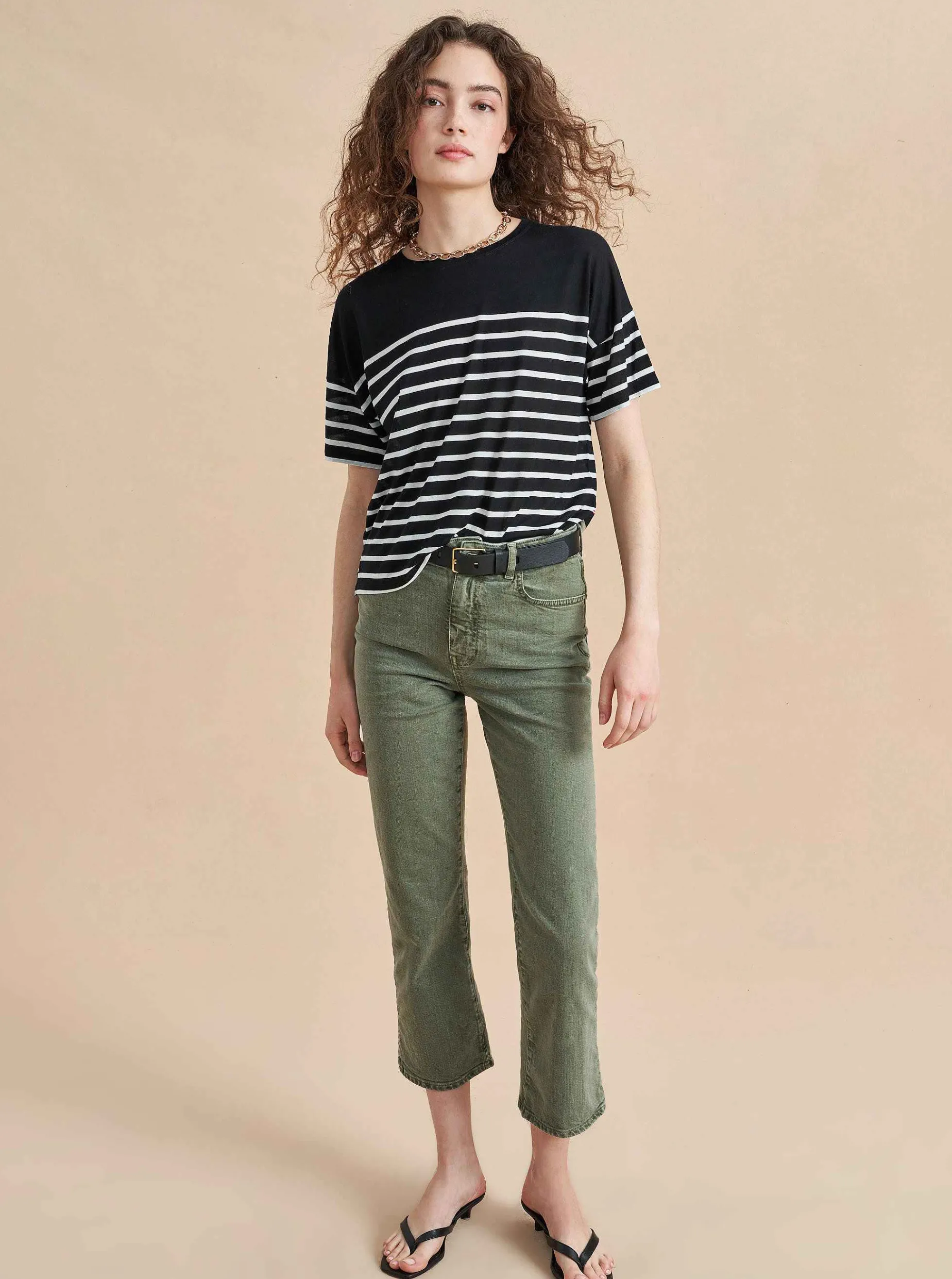 La Ligne Short Sleeve Teddy Tee Fashion