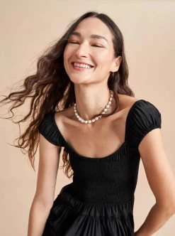 La Ligne Silk Vivian Dress Black Cheap