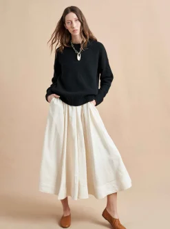 La Ligne Solid Marin Sweater Black Shop