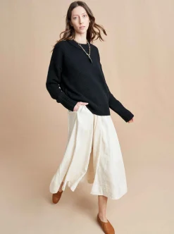 La Ligne Solid Marin Sweater Black Shop