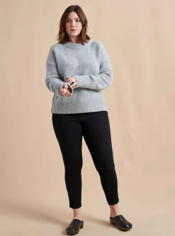 La Ligne Solid Marin Sweater Grey Fashion