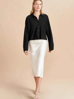 La Ligne Solid Meredith Shirt Shop