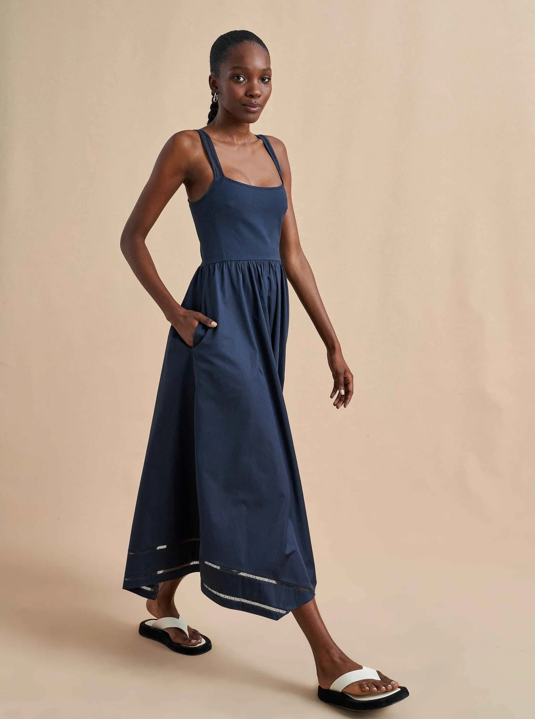 La Ligne Soraya Dress Midnight Online