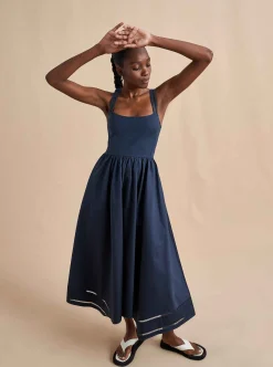 La Ligne Soraya Dress Midnight Online