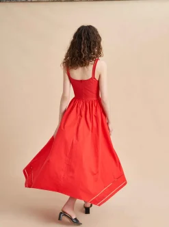 La Ligne Soraya Dress Poppy Cheap