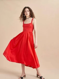 La Ligne Soraya Dress Poppy Cheap
