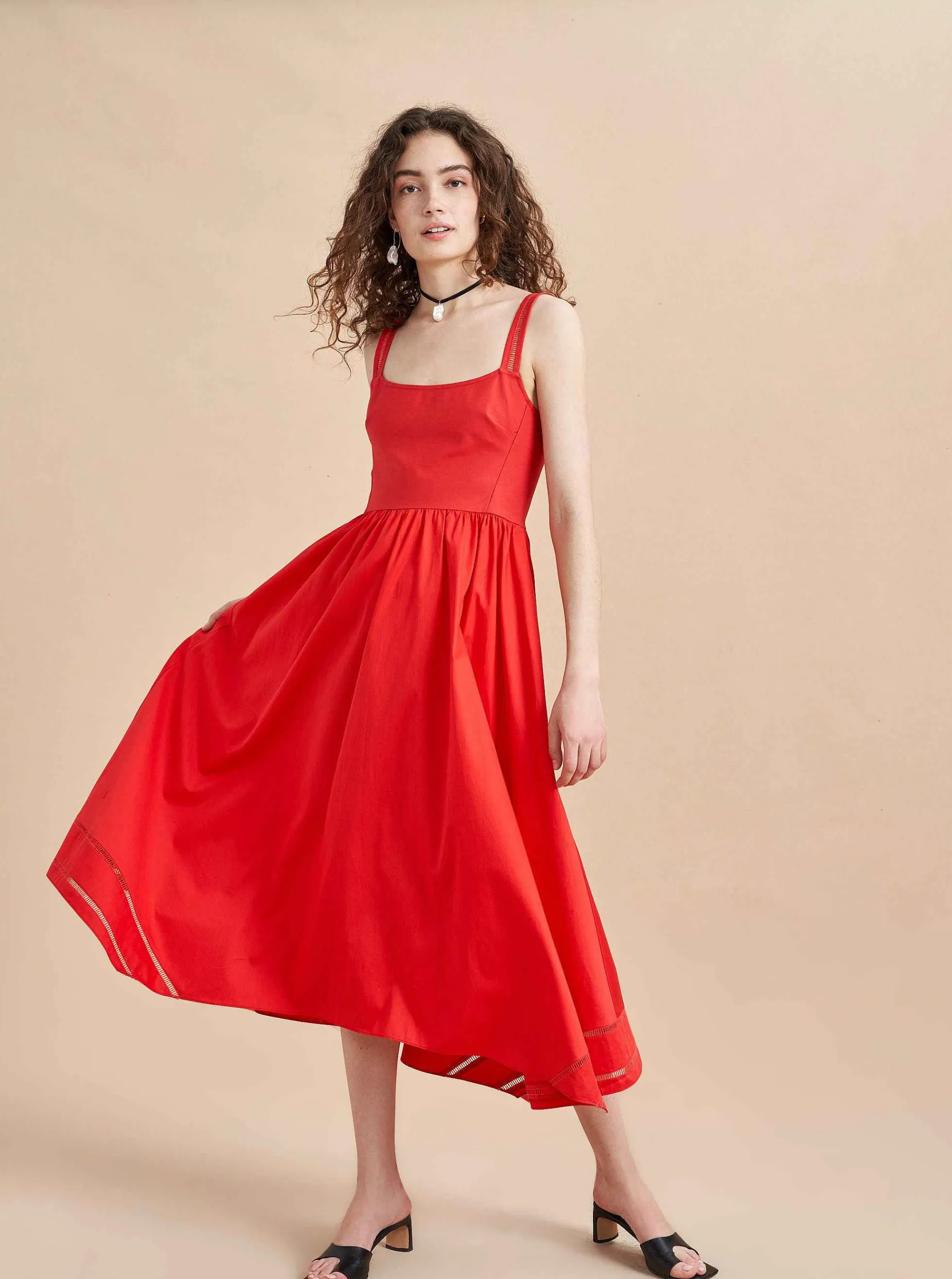 La Ligne Soraya Dress Poppy Cheap