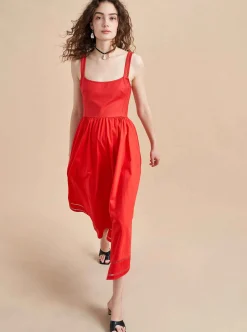 La Ligne Soraya Dress Poppy Cheap