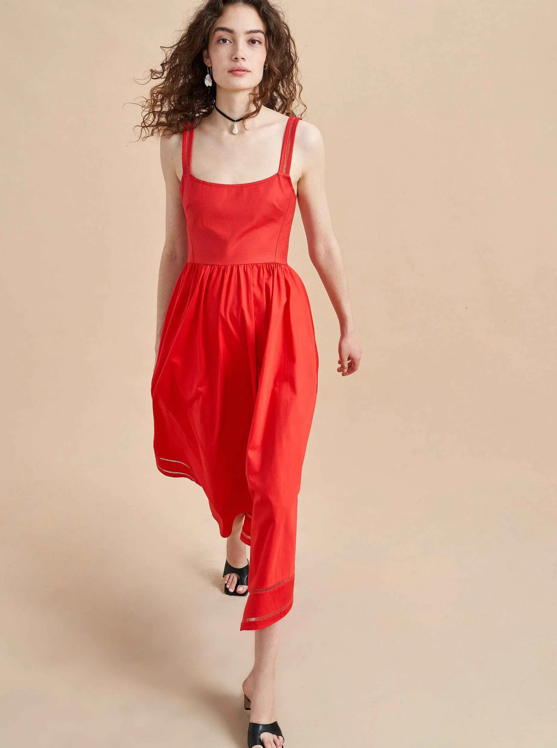 La Ligne Soraya Dress Poppy Cheap