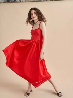 La Ligne Soraya Dress Poppy Cheap