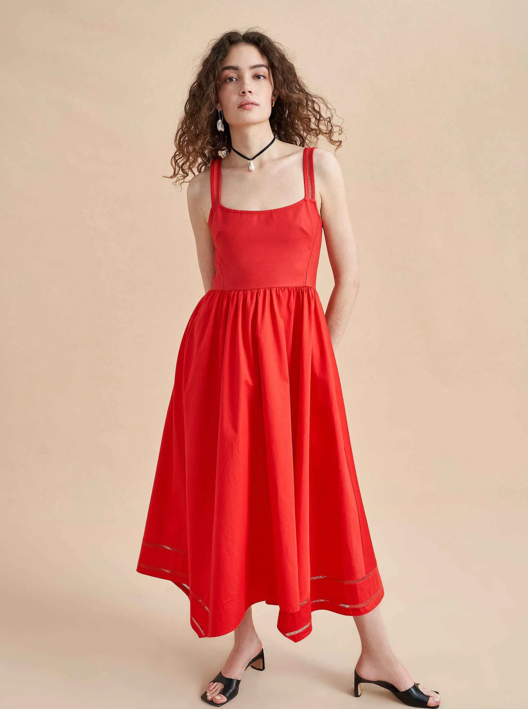 La Ligne Soraya Dress Poppy Cheap