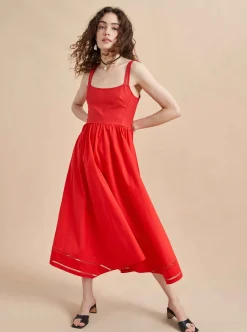 La Ligne Soraya Dress Poppy Cheap