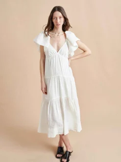La Ligne Stella Dress Ivory New