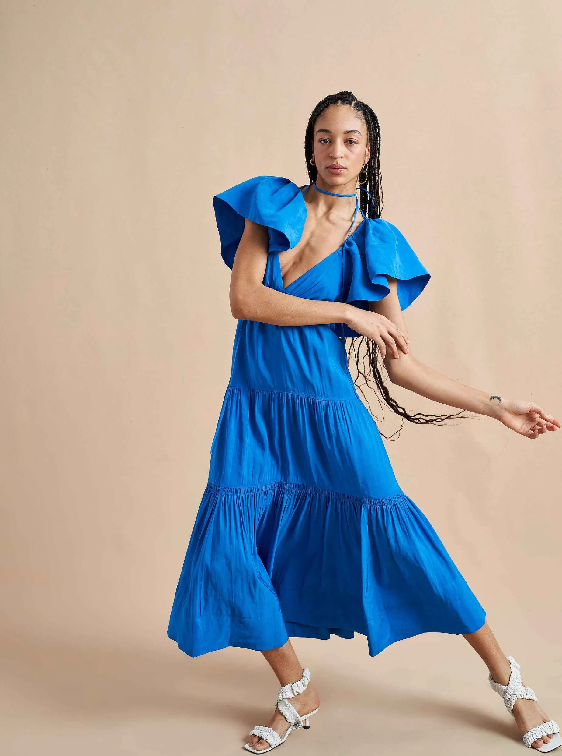 La Ligne Stella Dress Ultramarine Sale
