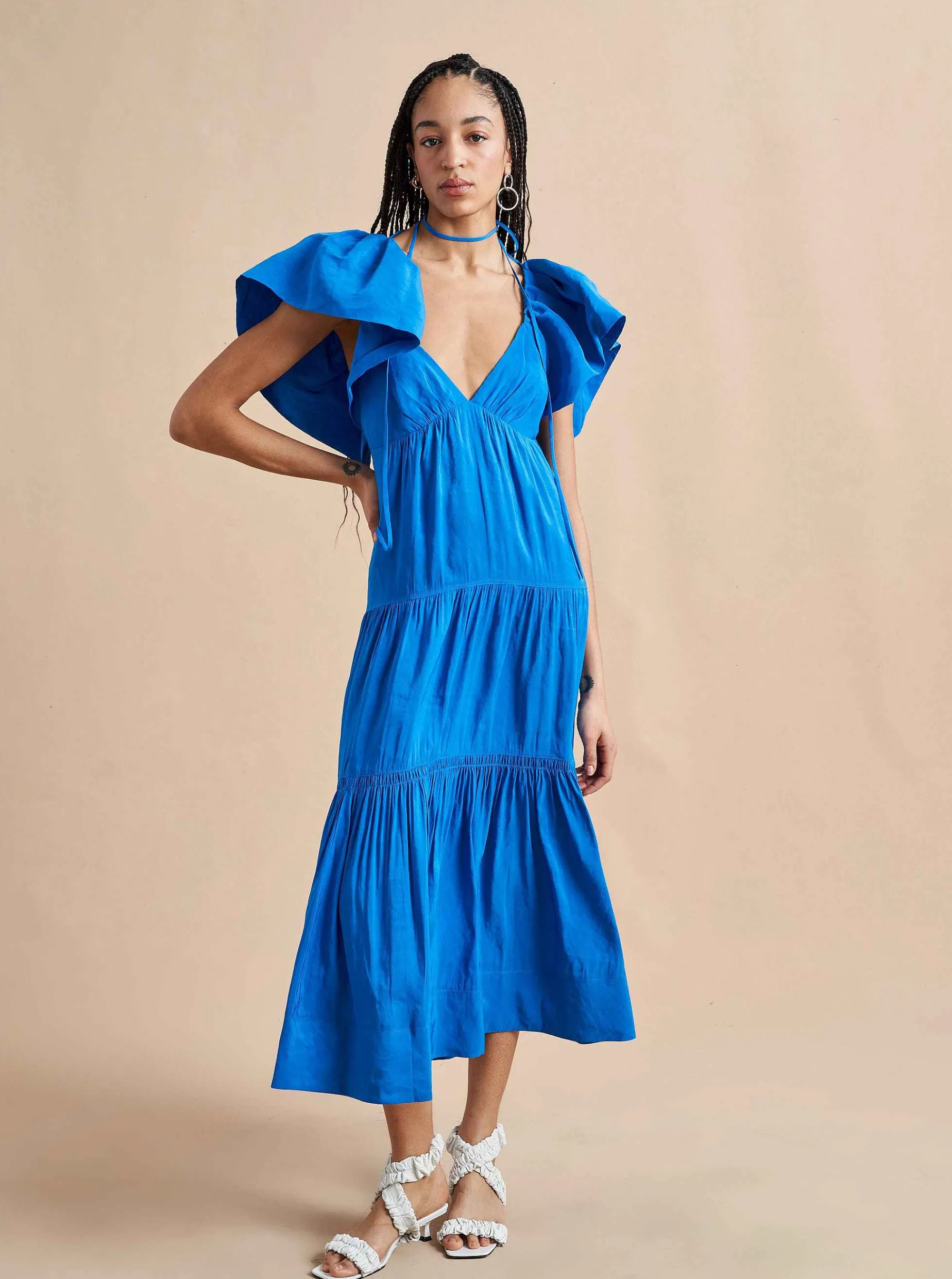 La Ligne Stella Dress Ultramarine Sale