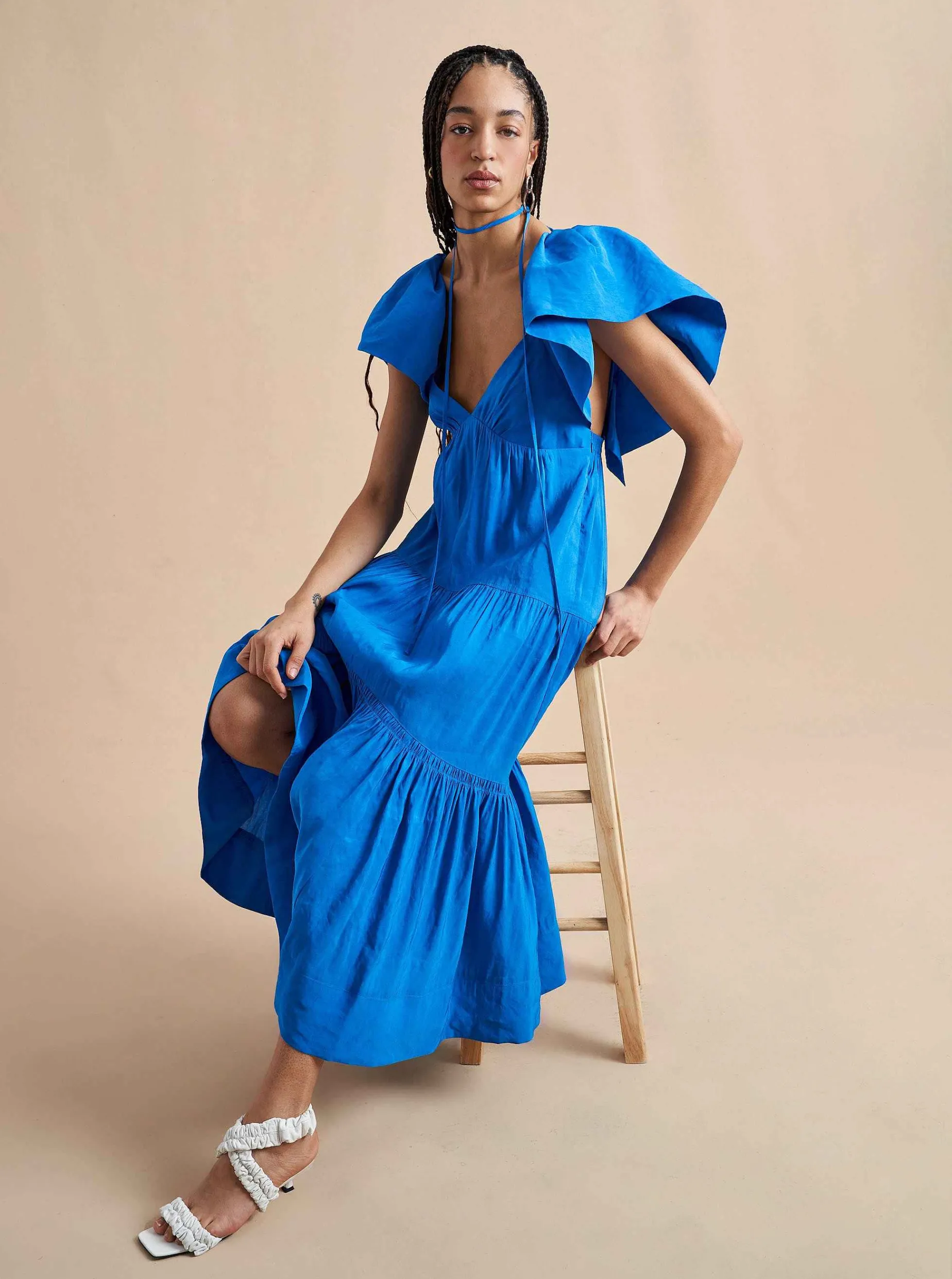 La Ligne Stella Dress Ultramarine Sale