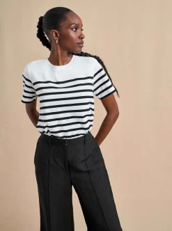 La Ligne Striped Val Tee Flash Sale