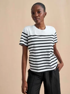 La Ligne Striped Val Tee Flash Sale