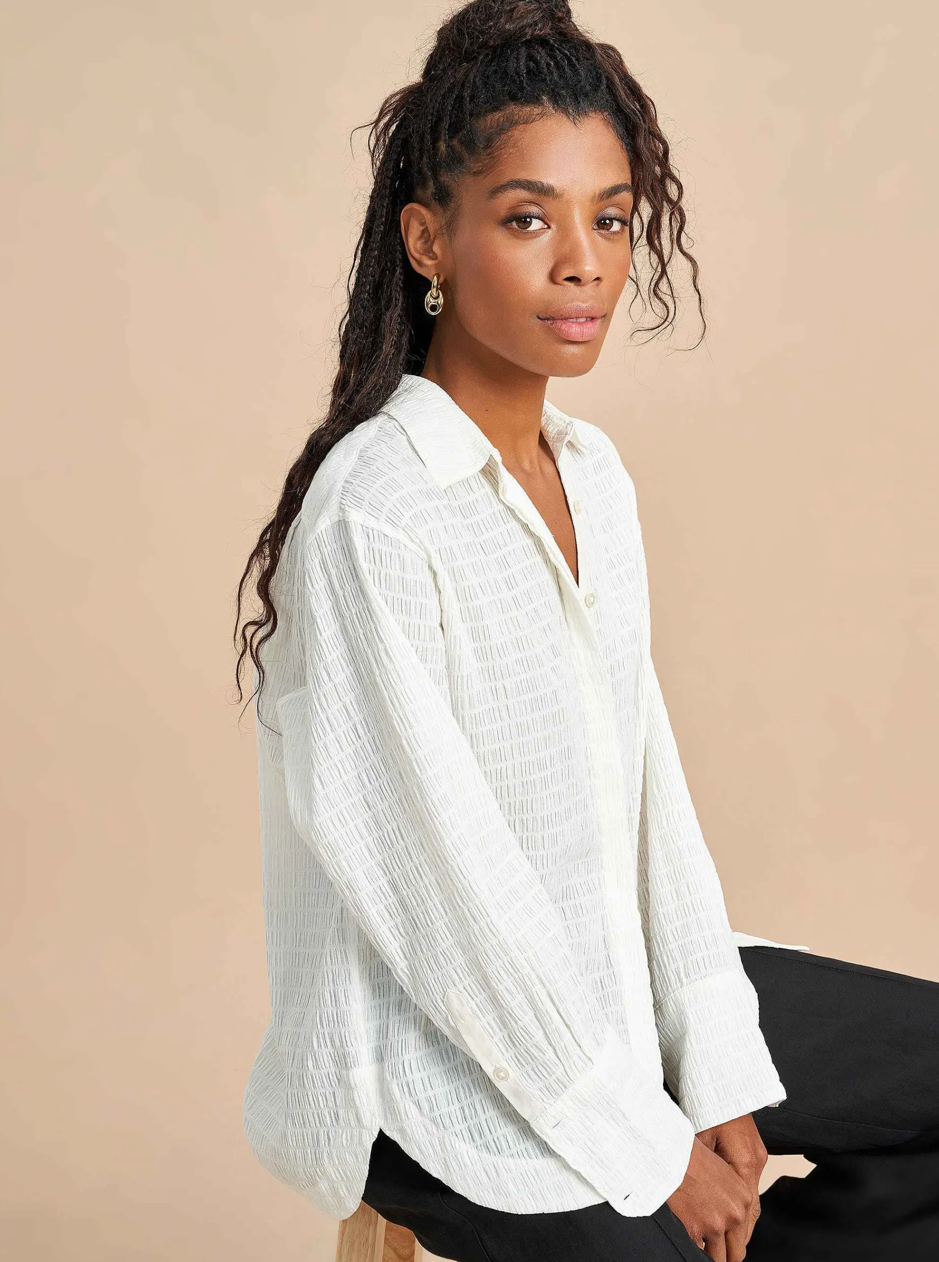 La Ligne Textured Val Shirt Sale