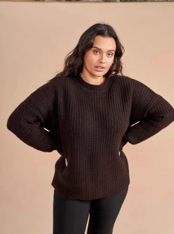 La Ligne Toujours Sweater Chocolate Discount