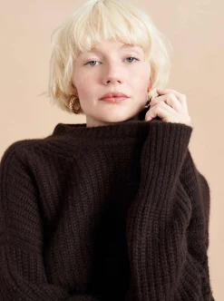 La Ligne Toujours Sweater Chocolate Discount