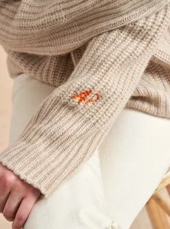 La Ligne Toujours Sweater Tan Fashion