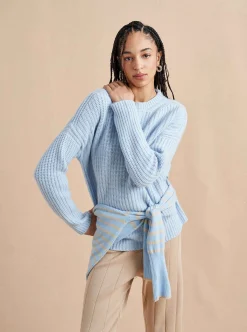 La Ligne Toujours Sweater Pale Blue Outlet