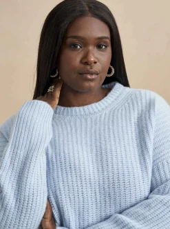 La Ligne Toujours Sweater Pale Blue Outlet