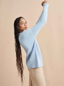 La Ligne Toujours Sweater Pale Blue Outlet