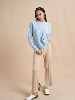 La Ligne Toujours Sweater Pale Blue Outlet
