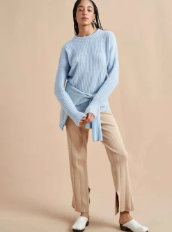 La Ligne Toujours Sweater Pale Blue Outlet